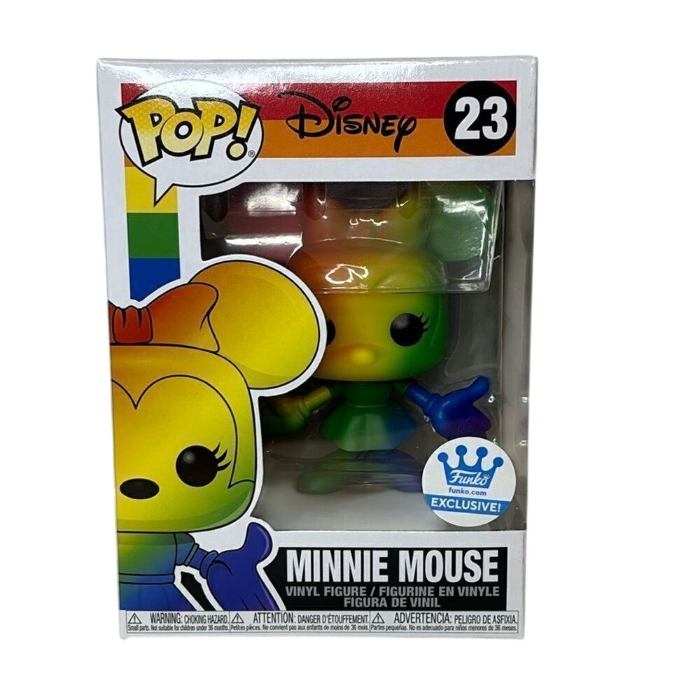 Funko Pop Disney Minnie Mouse Rainbow Pride #23 Funko Exclusive Vinyl Figure